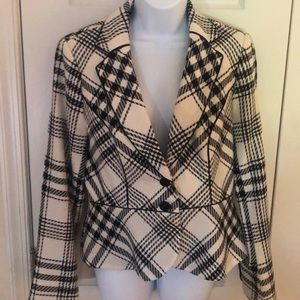 WHBM Plaid Blazer